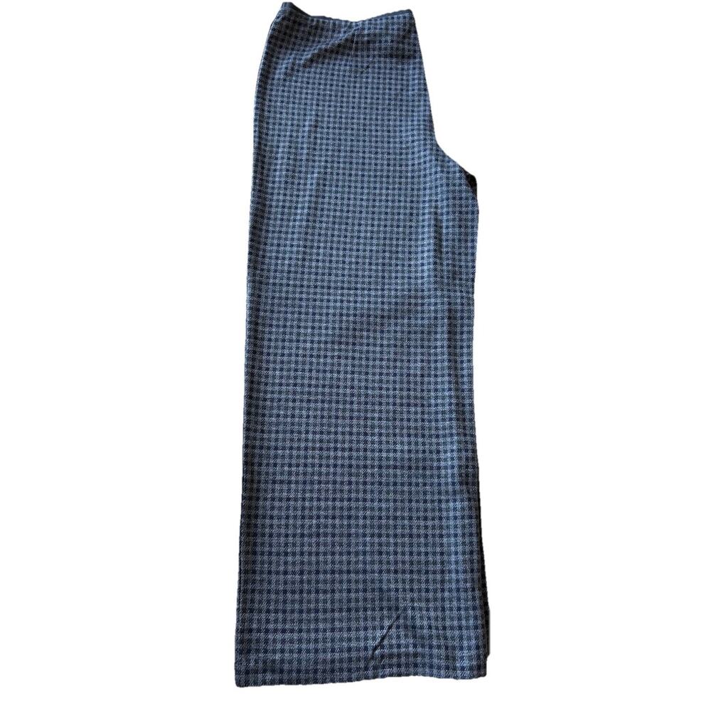 NWT J Jill Checker Plaid stretch wide leg pants petite L career comfy casual $89 - Picture 15 of 15